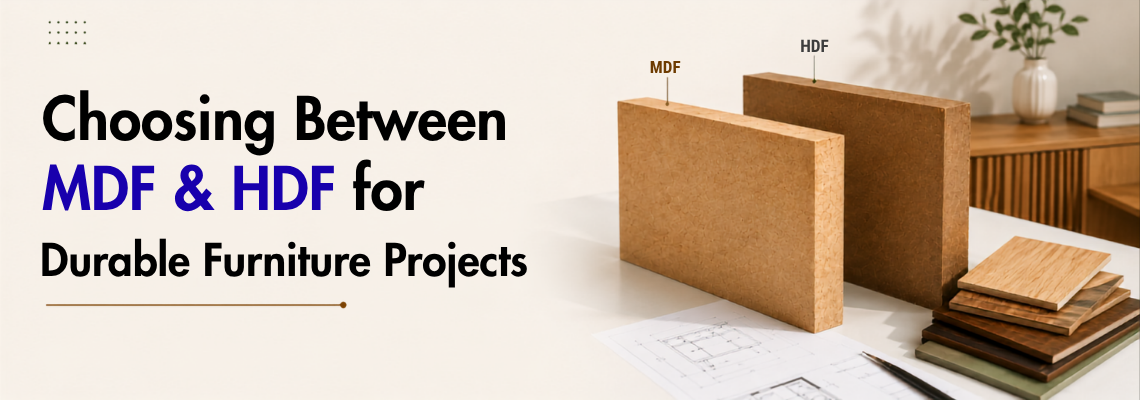 Choosing Between MDF and HDF for Durable Furniture Projects