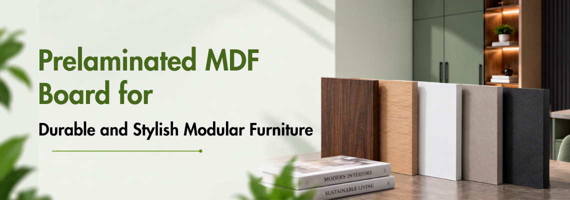 Prelaminated MDF Board for Durable and Stylish Modular Furniture
